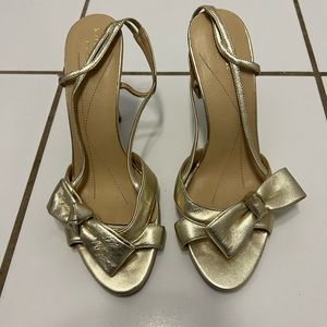 Beautiful gold kate spade sandals, size 8